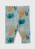 Blue Animal Leggings - Up to 1 Month Image 1
