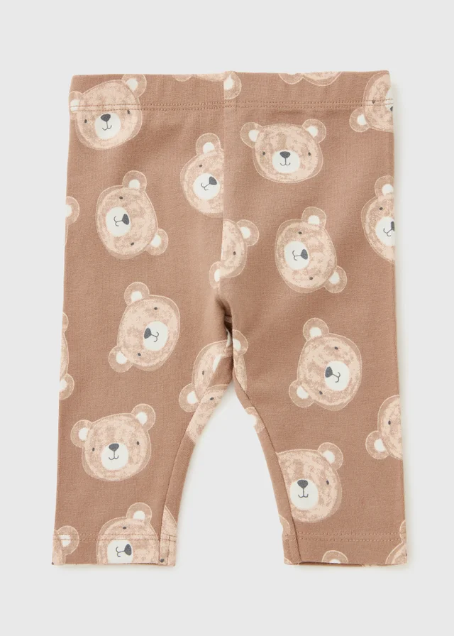 Baby Brown Bear Leggings (Newborn-23mths)