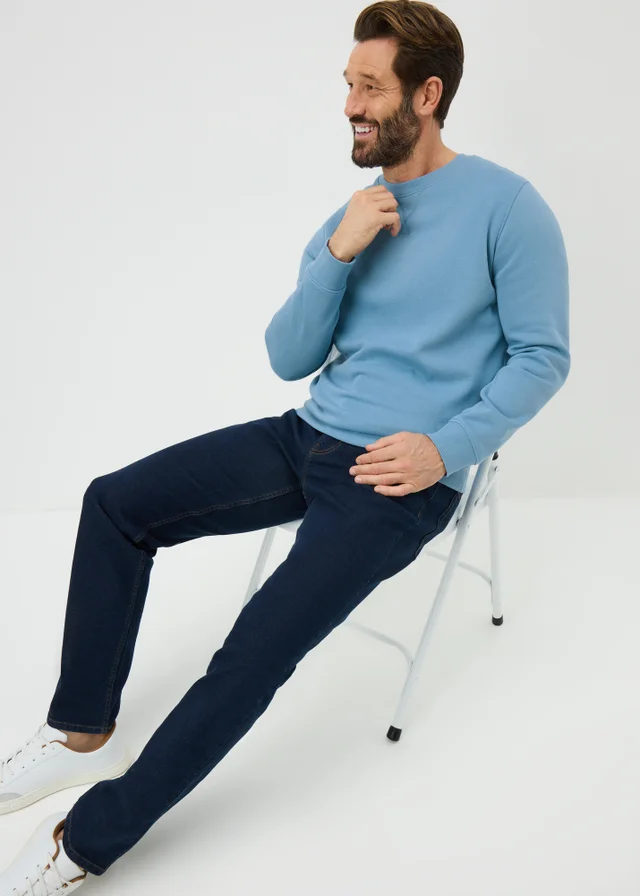 Light Blue Crew Neck Sweatshirt