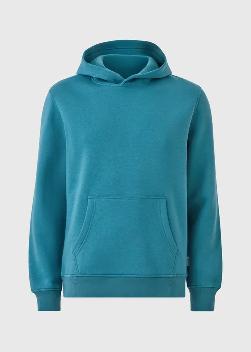 Teal Pull On Hoodie - Small Image 3