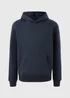 Navy Relaxed Pull On Hoodie - Small Image 4