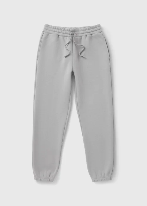 Light Grey Relaxed Fit Jogging Bottoms - Small Image 4