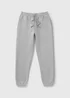 Light Grey Relaxed Fit Jogging Bottoms - Small Image 4