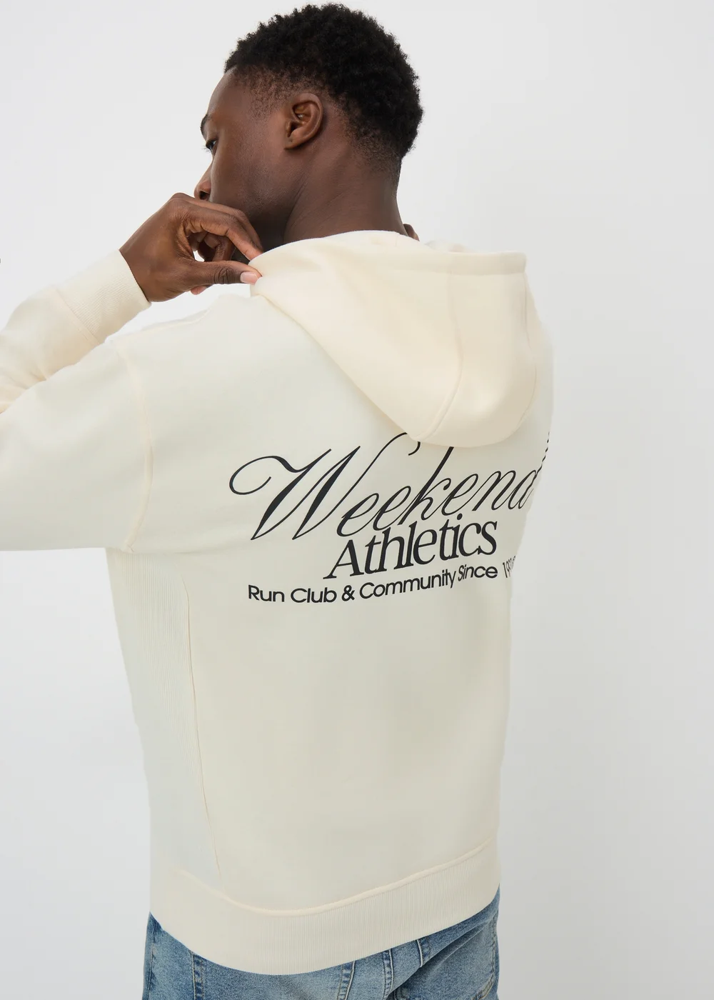 Cream Design Pull On Hoodie - 3XL Image 3