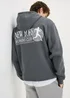 Grey Design Pull On Hoodie - Medium Image 3