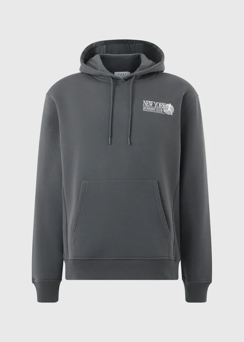 Grey Design Pull On Hoodie - Medium Image 4
