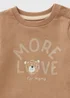 Baby Brown Bear T-Shirt (Newborn-23mths) - Up to 1 Month Image 2