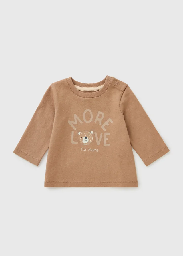 Baby Brown Bear T-Shirt (Newborn-23mths)