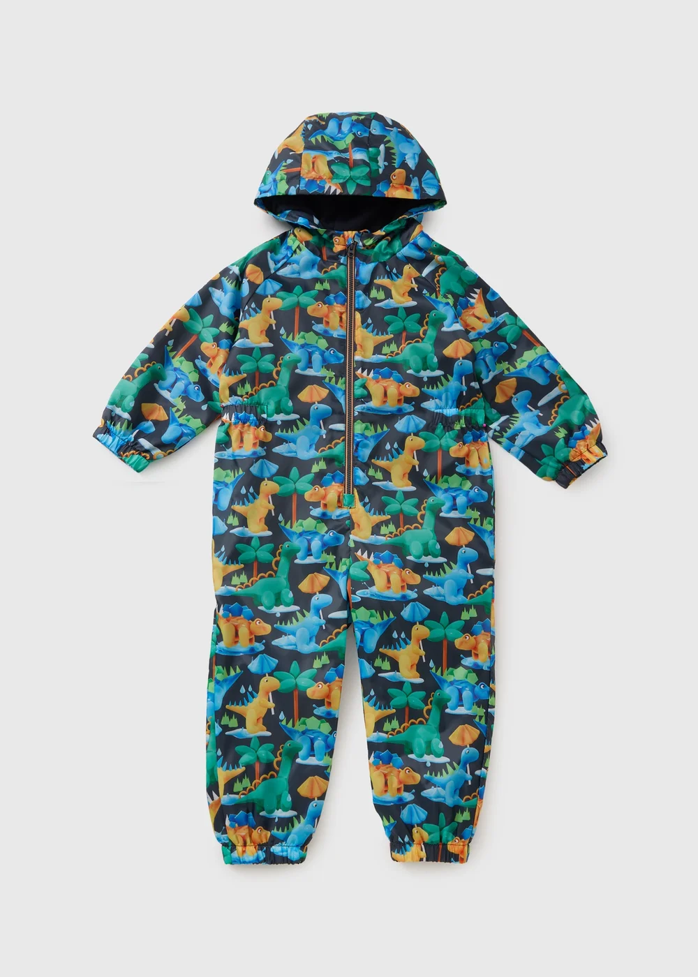 Boys Multicoloured Dino Puddle Suit (1-7yrs) - 1-1.5 Yrs Image 1
