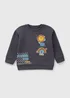 Boys Charcoal Fun Sweatshirt (1-7yrs) - 1-1.5 Yrs Image 1