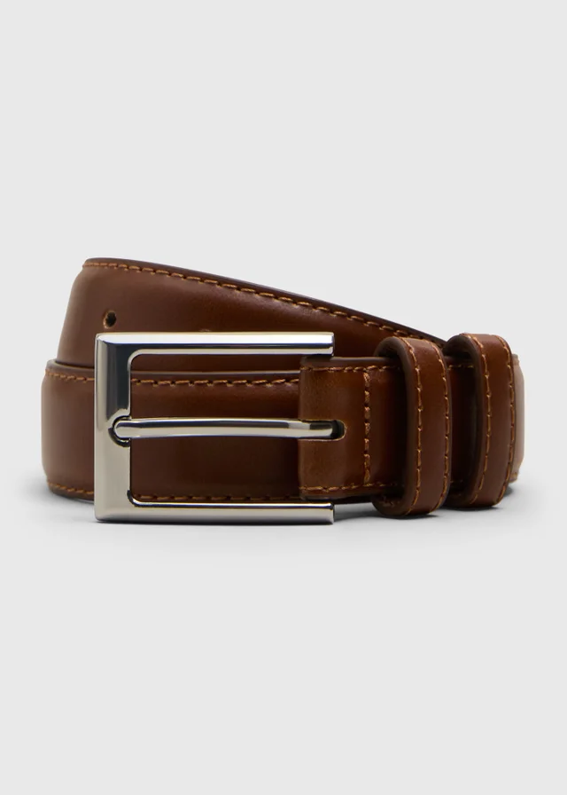 Boys Brown Faux Leather Belt (3-13yrs)
