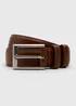 Boys Brown Faux Leather Belt (3-13yrs) - Age 7-10 Years Image 1