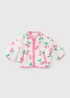 Baby Cream Cherry Borg Jacket (Newborn-23mths) - Up to 1 Month Image 1