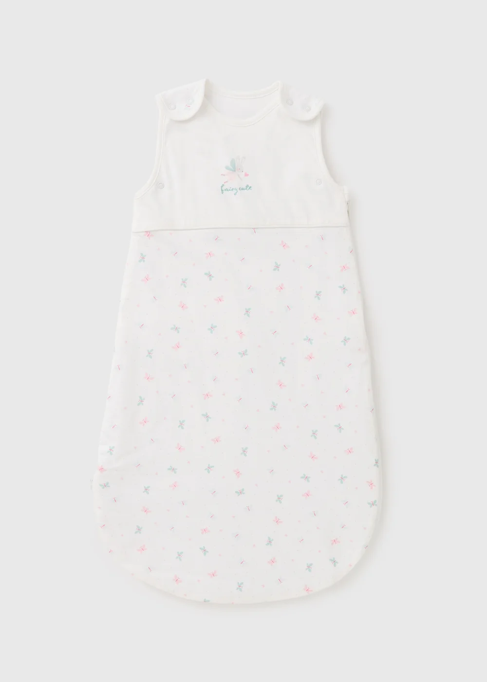 Girls White Mouse Fairy Sleeping Bag (Newborn-18mths) - Age 0 - 6 Months Image 1