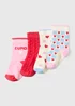 4 Pack Baby Red Heart Socks (Newborn-36mths) - Up to 1 Month Image 1