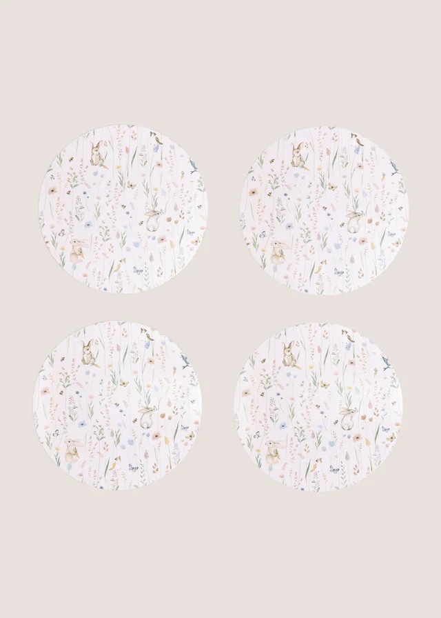 4 Pack Rabbit Placemats