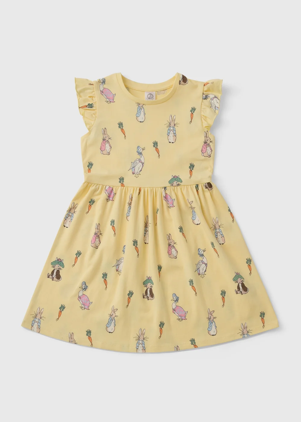 Peter Rabbit Girls Yellow Dress (1-6yrs) - 1-1.5 Yrs Image 1
