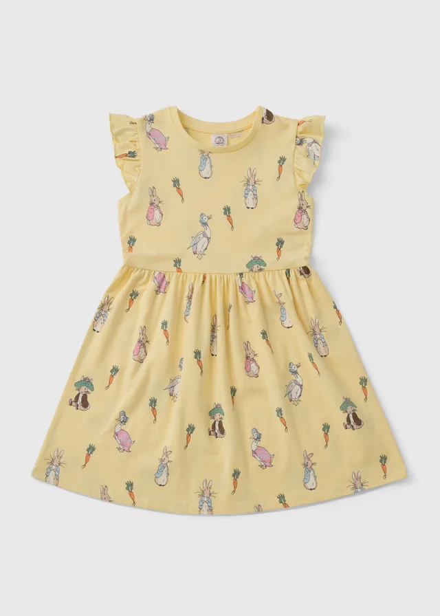 Peter Rabbit Girls Yellow Dress (1-6yrs)
