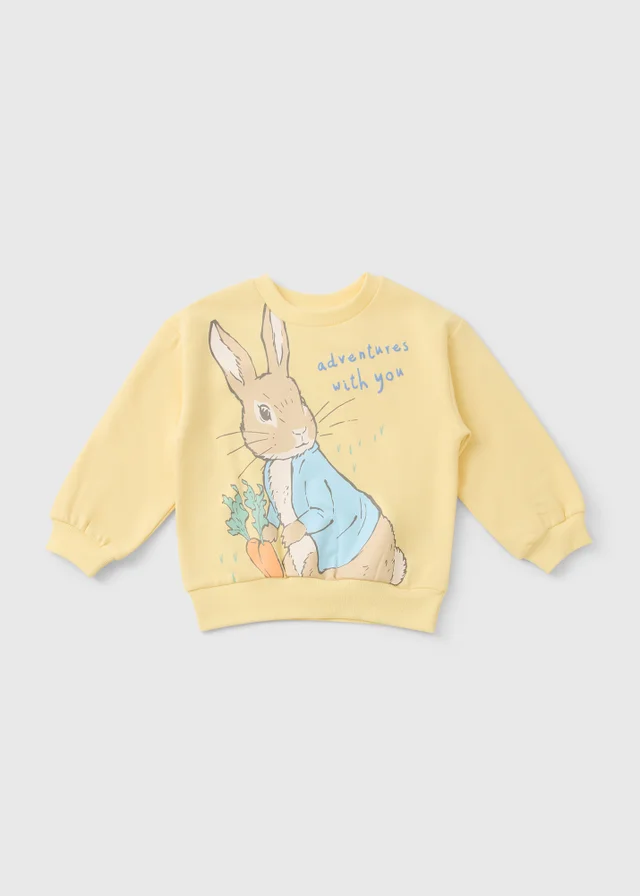 Peter Rabbit Kids Yellow Sweatshirt (1-6yrs)
