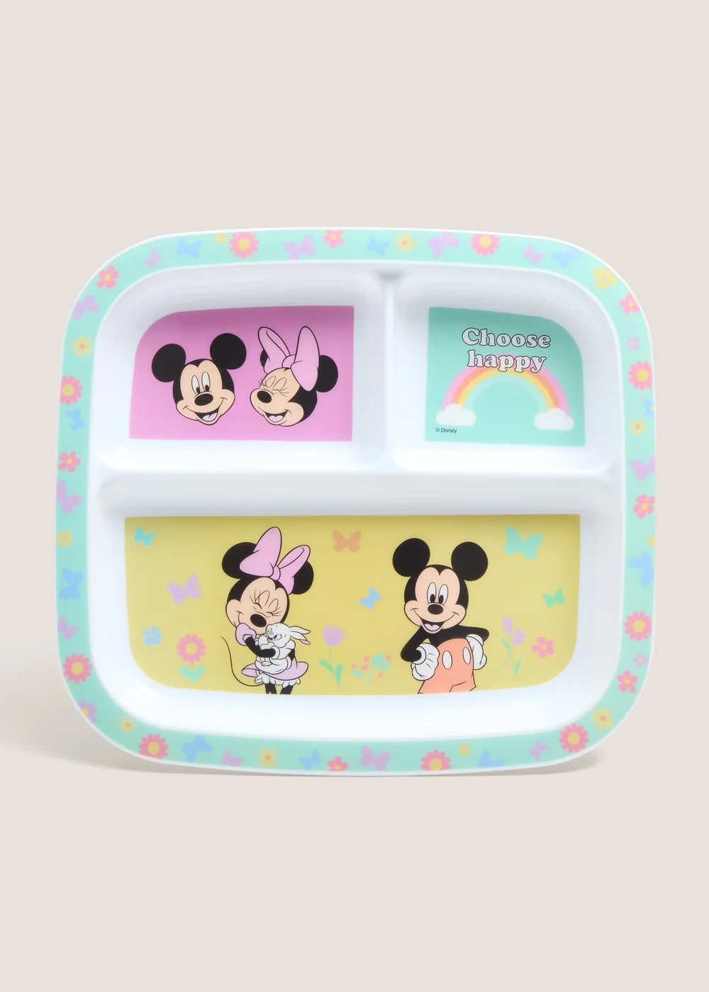 Mickey & Minnie Divide Plate Image 1