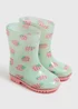 Girls Sage Strawberry Wellies (Younger 4-12) - Size 5 Infants Image 1