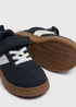 Boys Navy Faux Suede Trainers (Younger 4-12) - Size 4 Infants Image 2