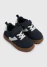 Boys Navy Faux Suede Trainers (Younger 4-12) - Size 4 Infants Image 1