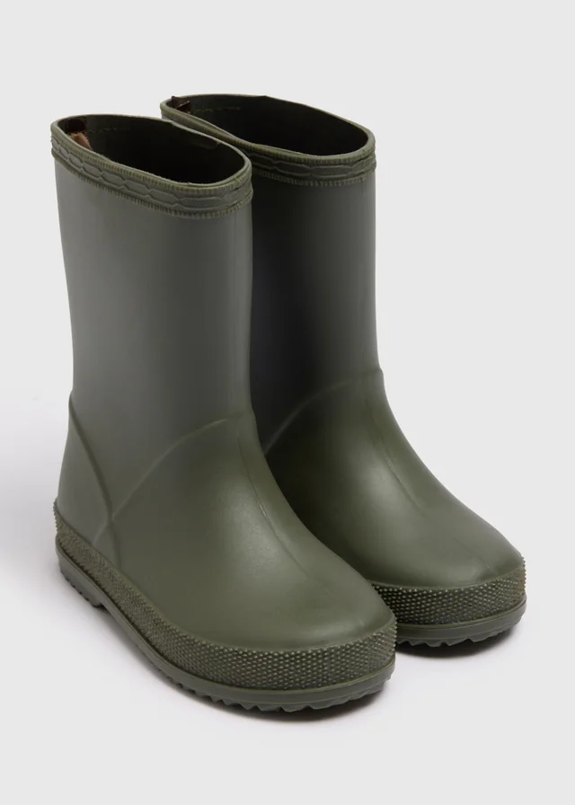 Kids Khaki Wellies (Younger 4-12)