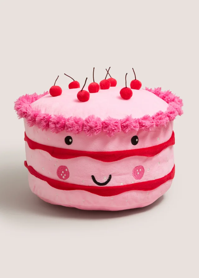 Pink Valentines Cake Cushion