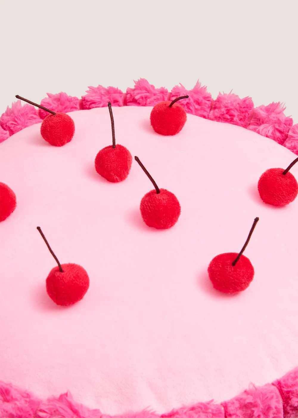 Pink Valentines Cake Cushion Image 2