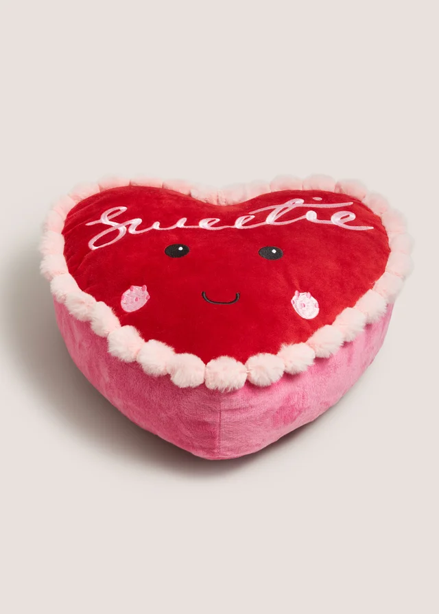 Red Sweetie Heart Shaped Cushion