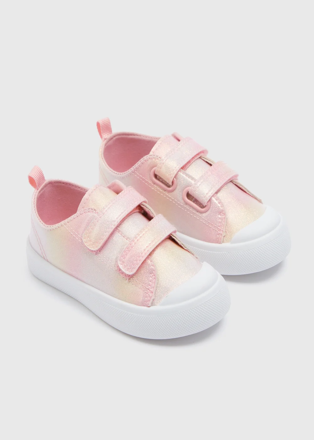 Girls Pink Glitter Pumps (Younger 4-12) - Size 4 Infants Image 1