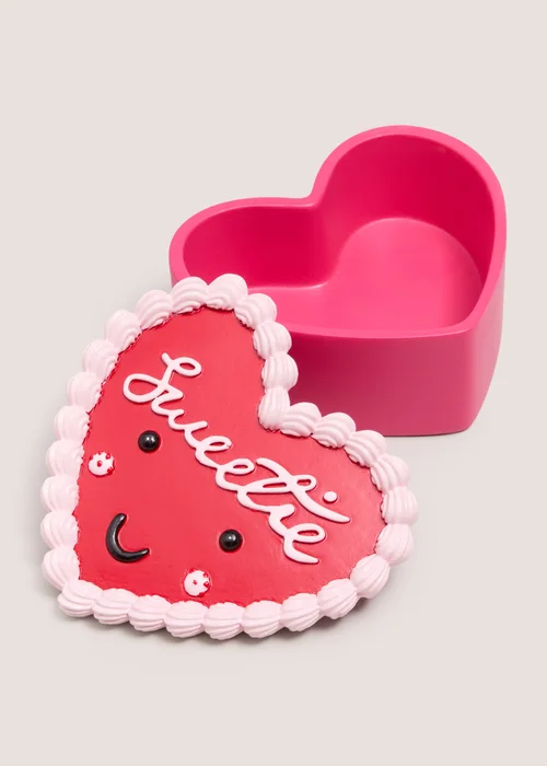Red Valentines Heart Trinket Box Image 2