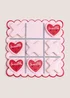 Valentines Resin Tic Tac Toe Image 1