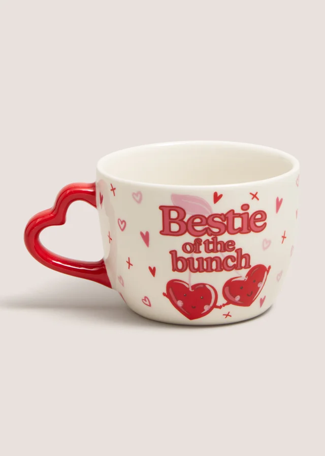 Red Heart Bestie Mug