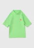 Boys Lime Green Crab Rash Vest (1-7yrs) - 1 to 1 half years Image 1