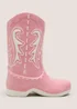 Pink Cowboy Boot Vase Image 1