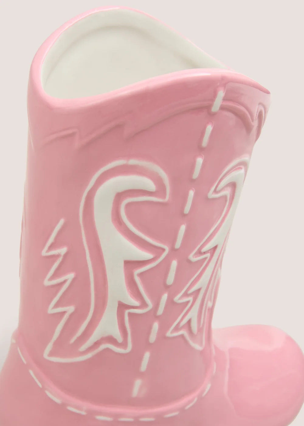 Pink Cowboy Boot Vase Image 2