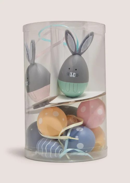 15 Pack Easter Bunny Hanging Decorations Image 1