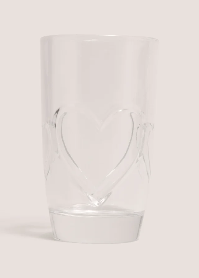 Heart Glass Tumbler