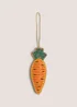 Easter Carrot Beaded Hanging Decoration Image 1