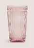Pink Embossed Lined Tumbler Image 1