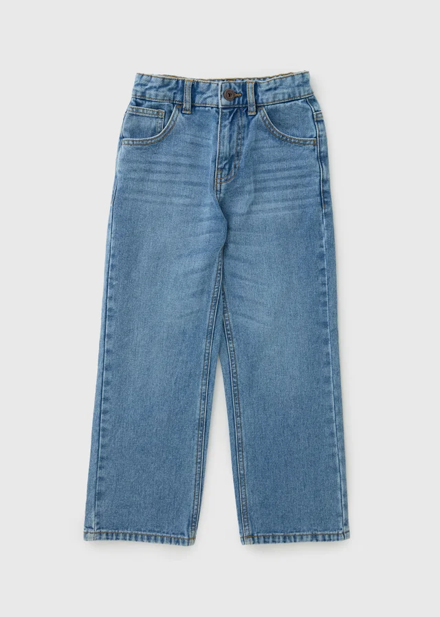 Boys Lightwash Relaxed Fit Jeans (7-15yrs)