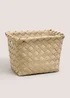Cream Weave Storage Basket Image 1