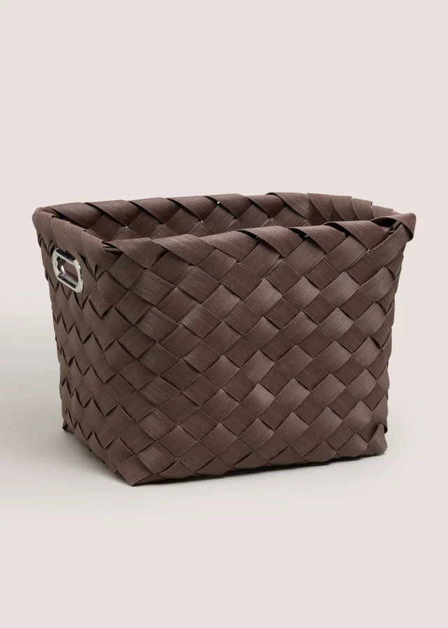 Chocolate Brown Woven Basket