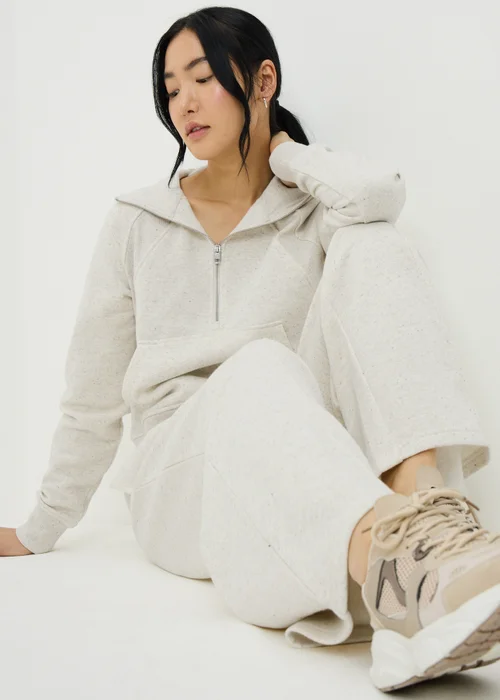 Cream Co Ord Wide Leg Trousers - Small Image 1