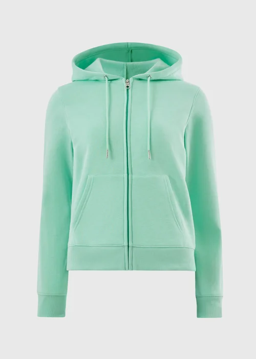 Green Zip-Up Hoodie - Small Image 2