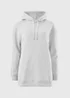 Grey Longline Hoodie - Medium Image 3