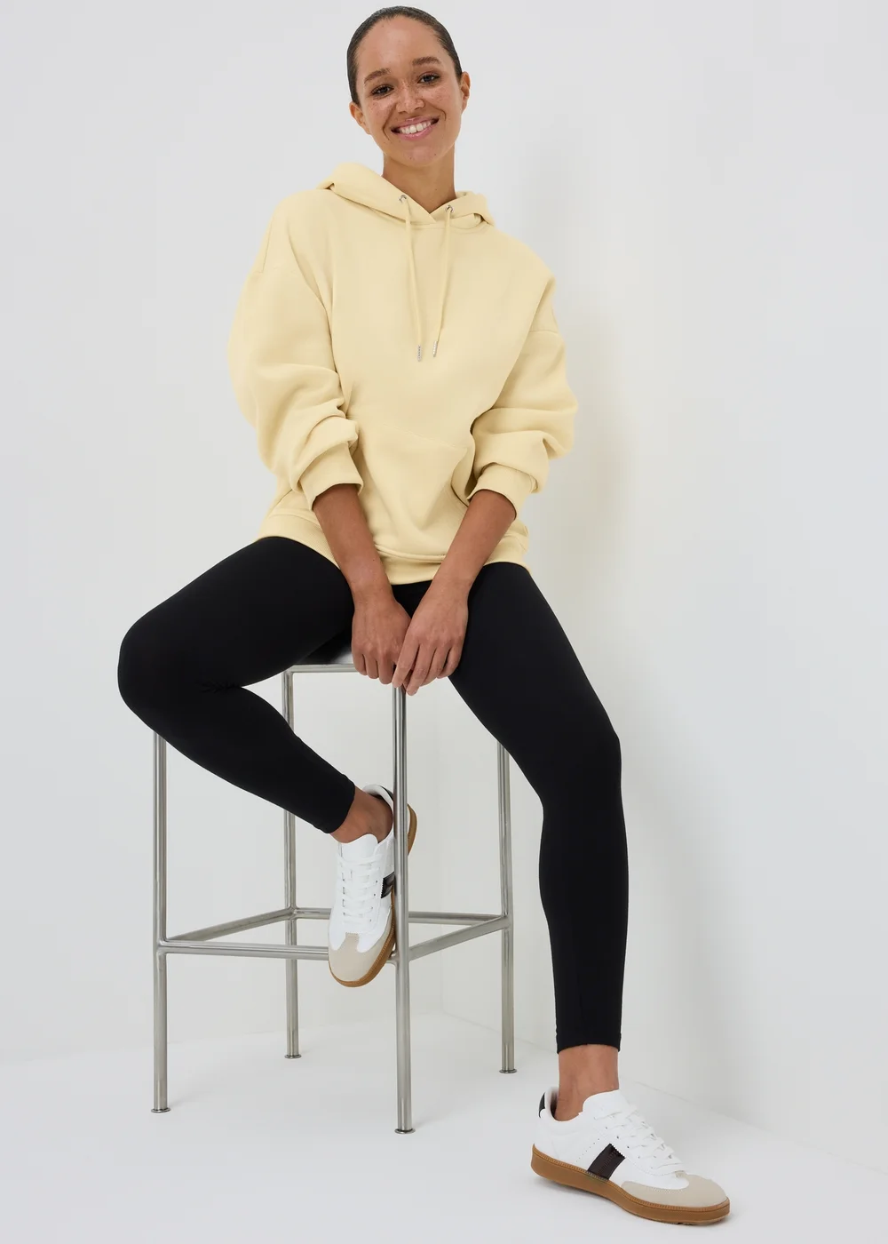 Buttermilk Long Sleeve Basic Hoodie - 2XL Image 1