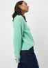 Green Stitch Detail Jumper - XS Image 3